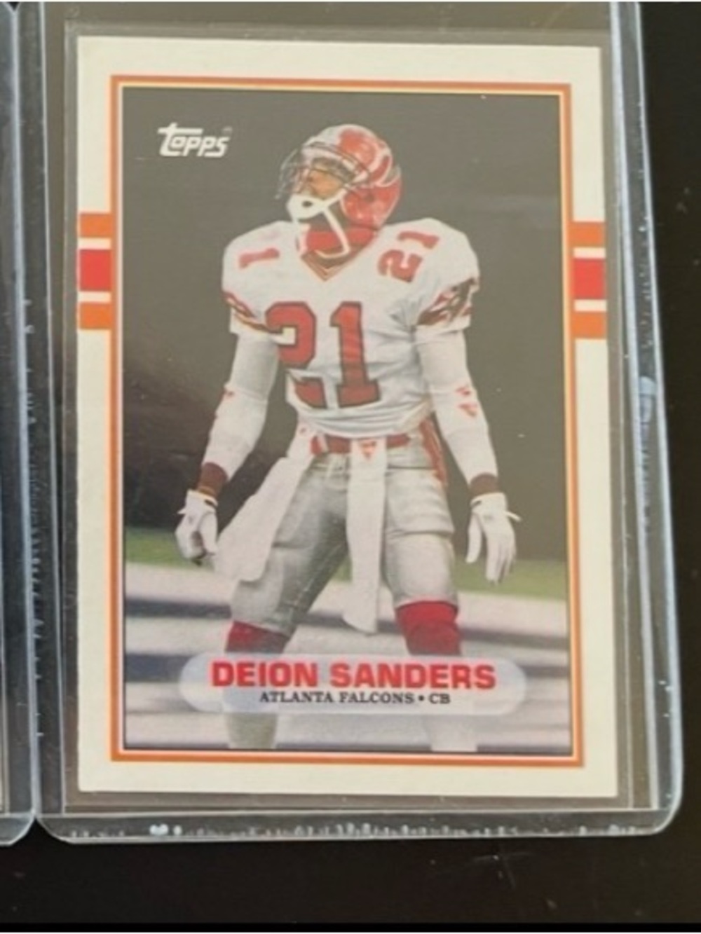 Deion Sanders Rookie Football Card - Picture 2 of 3
